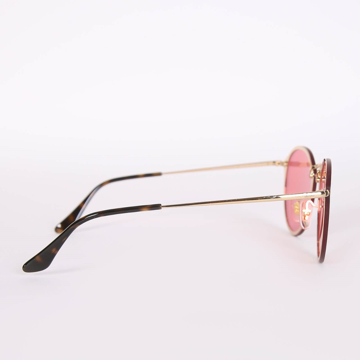 Lentes Ray-Ban BLAZE ROUND ROSA ESPEJADO