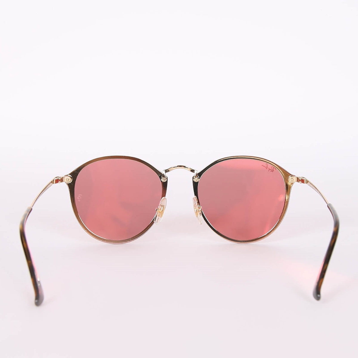 Lentes Ray-Ban BLAZE ROUND ROSA ESPEJADO