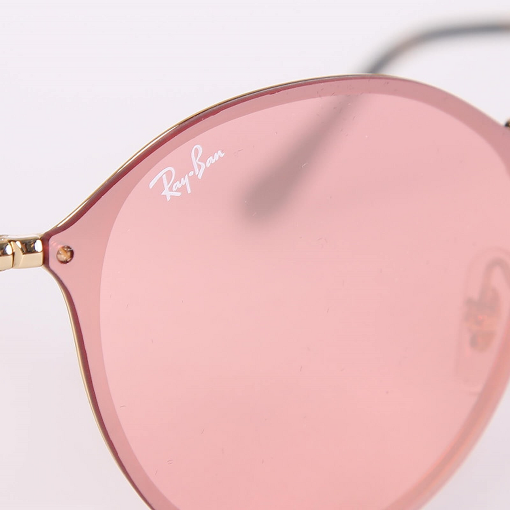 Lentes Ray-Ban BLAZE ROUND ROSA ESPEJADO