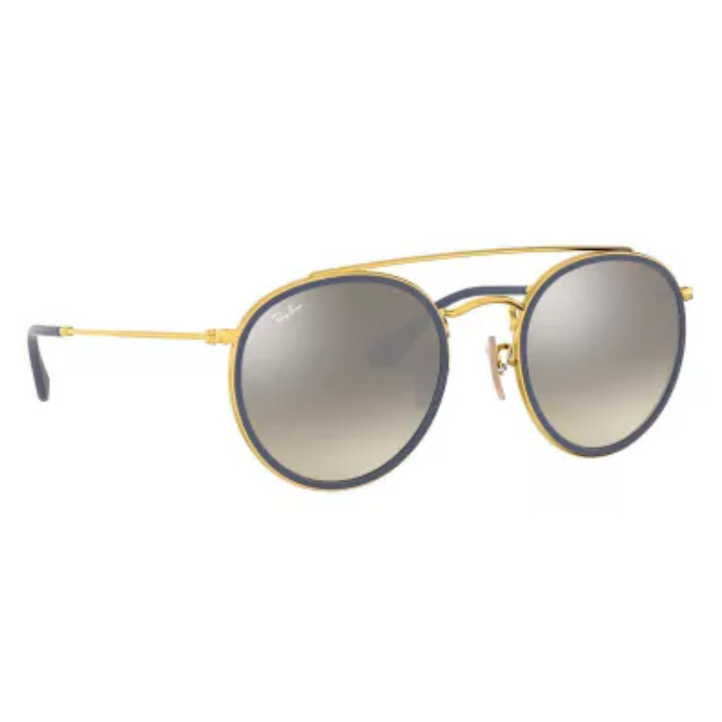 Lentes Ray-Ban ROUND DOUBLE BRIDGE GOLD BLUE
