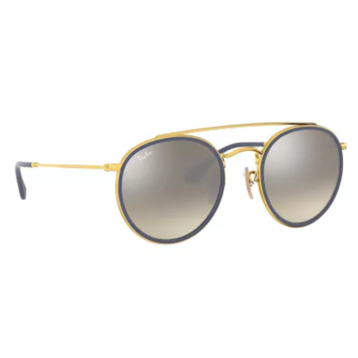 Lentes Ray-Ban ROUND DOUBLE BRIDGE GOLD BLUE
