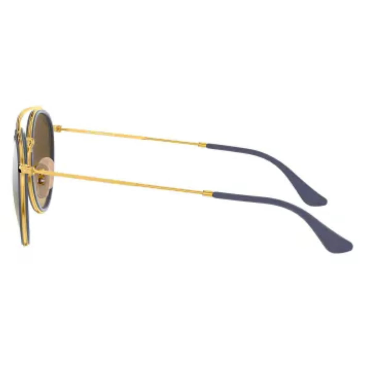 Lentes Ray-Ban ROUND DOUBLE BRIDGE GOLD BLUE