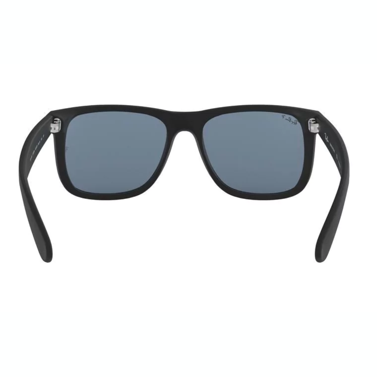 Lentes Ray ban Justin Negro Mate Celeste Polarizado