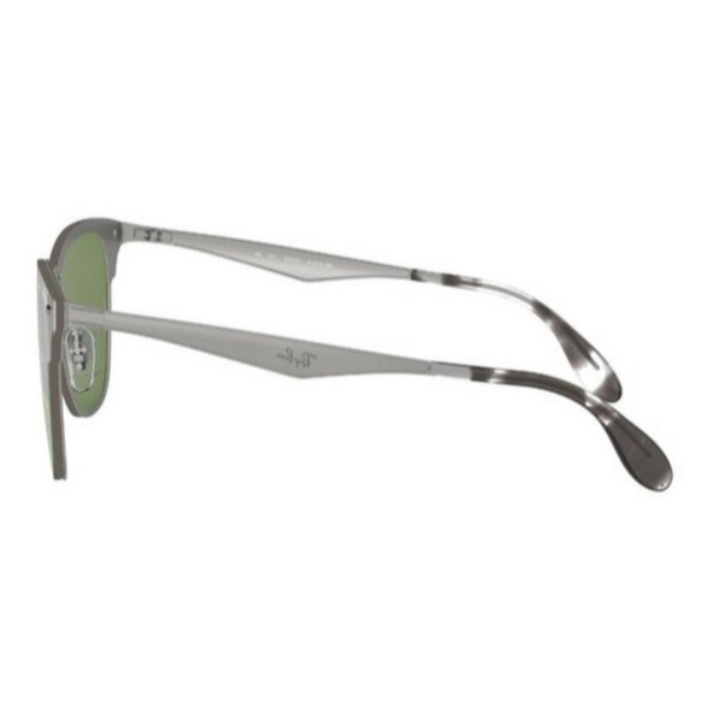 Lentes Ray-Ban Clubmaster Blaze PLATA VERDE ESPEJADO