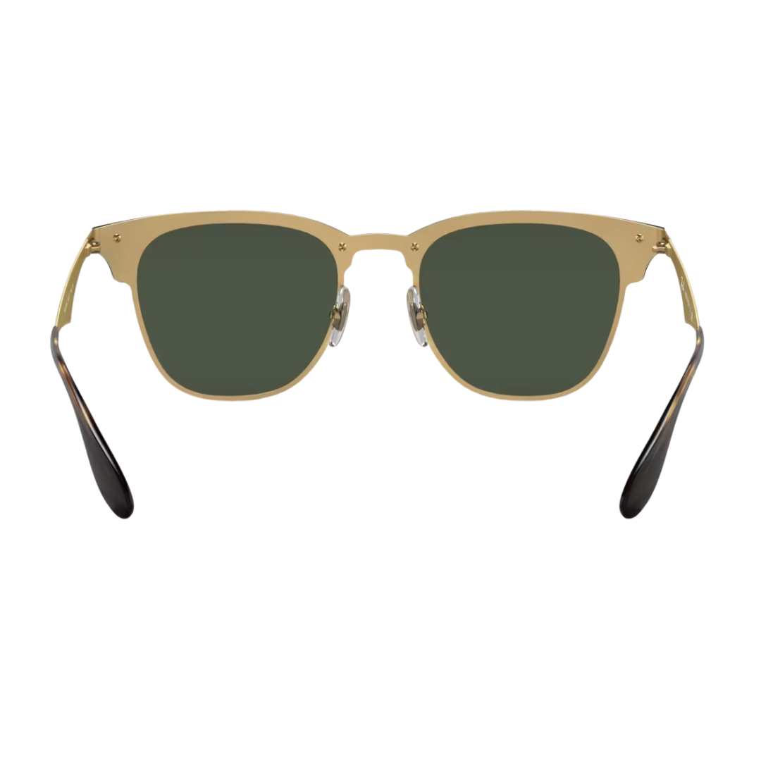 Lentes Ray-Ban BLAZE CLUBMASTER DORADO VERDE
