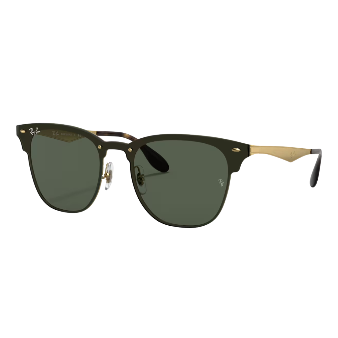 Lentes Ray-Ban BLAZE CLUBMASTER DORADO VERDE
