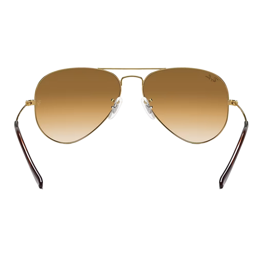Lentes Ray-Ban Aviador Gold Brown Medium