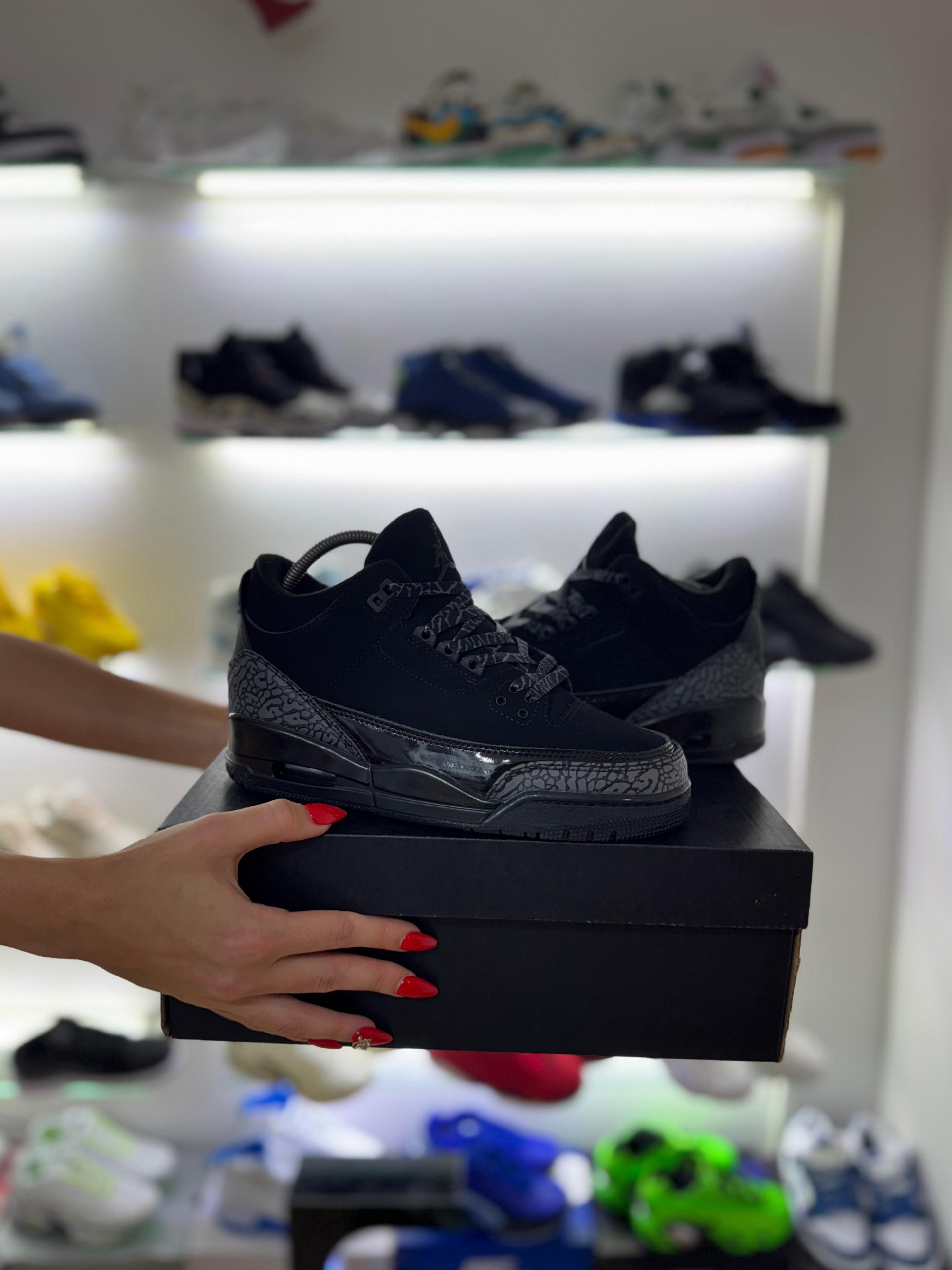 Zapatillas Nike Air Jordan Retro 3 Black Cat
